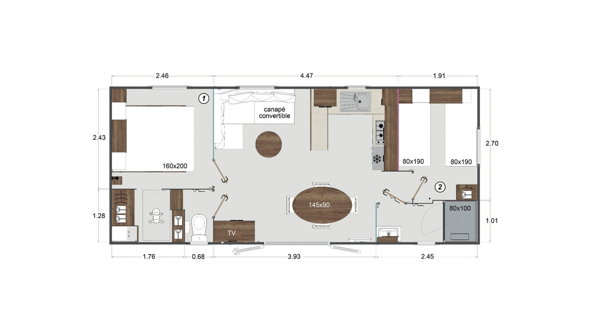 Plan du RAPIDHOME ÉLITE 902 