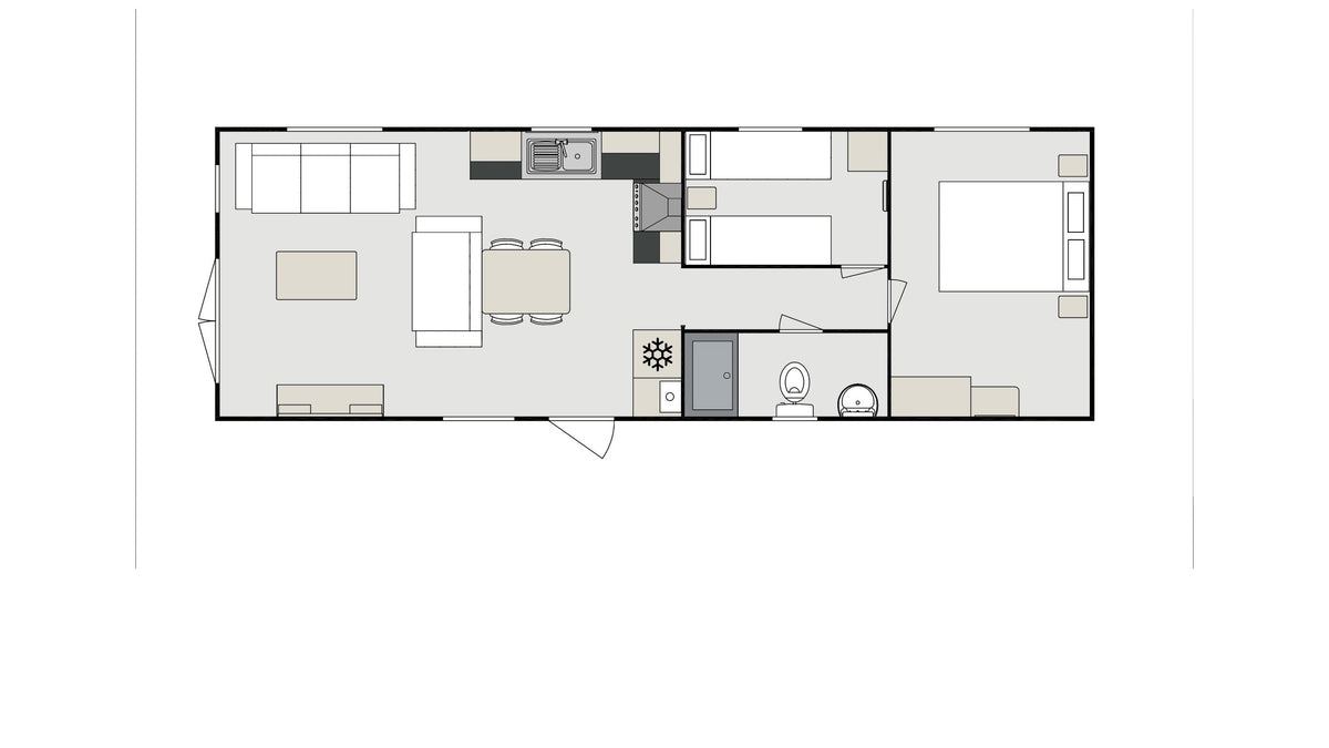 Grondplan MIRAFLORESE 1100/2