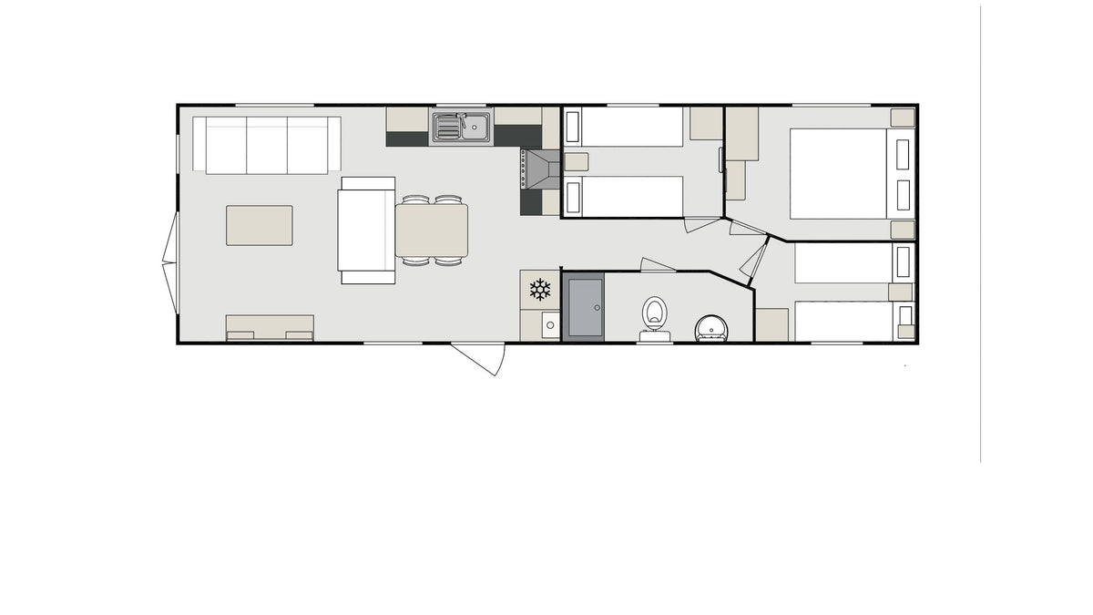 Grondplan MIRAFLORESE 1150/3