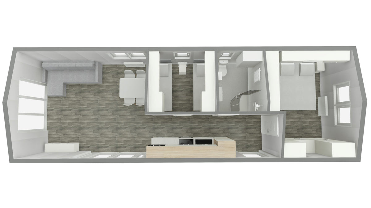 Plan du CHALET PREMIUM 48/2